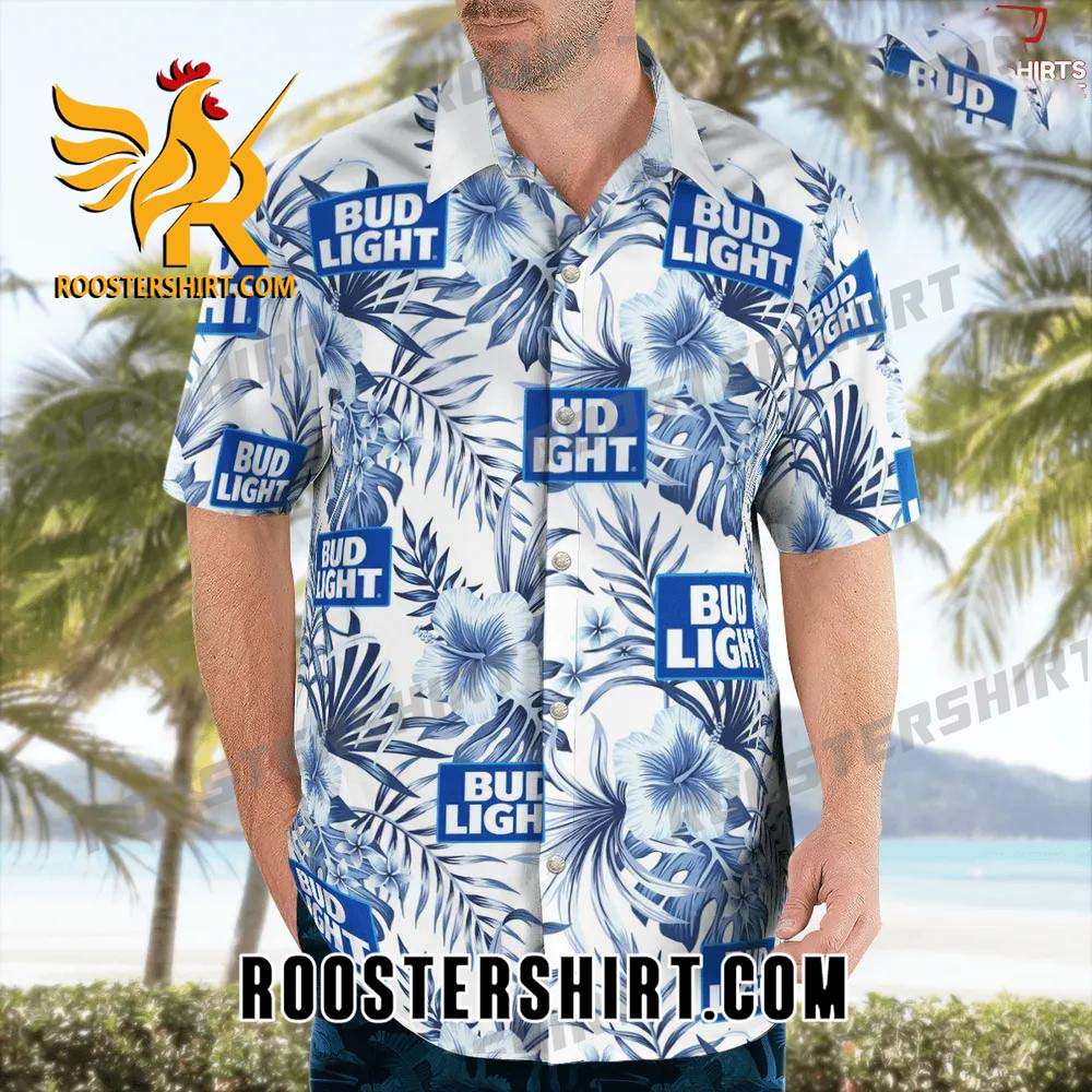 Quality Bud Light Beer Logo Hawaiian Shirt For Men Women