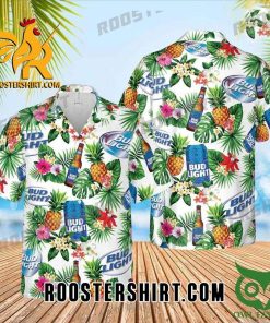 Quality Bud Light Beer Style Hawaiian Shirt