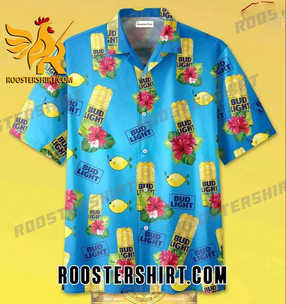 Quality Bud Light Lemonade Aloha Hawaiian Shirt