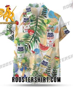 Quality Bud Light Seltzer Aloha Hawaiian Shirt