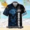 Quality Bud Light Smoke Skull Hawaiian Shirt Cheap