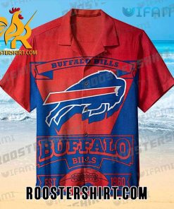 Quality Buffalo Bills Hawaiian Shirt Blue Red Classic For Bills Fans