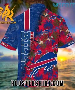 Quality Buffalo Bills Hawaiian Shirt Coconut Pattern Logo For Bills Fans