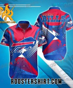 Quality Buffalo Bills Hawaiian Shirt Honeycomb Color Block For Bills Fans
