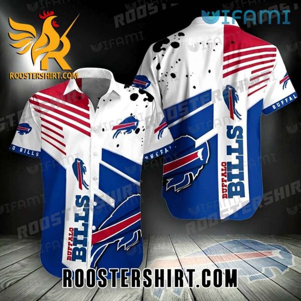 Quality Buffalo Bills Hawaiian Shirt Splatter Pattern Classic For Bills Fans