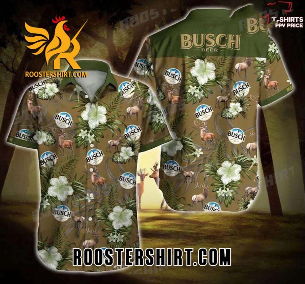 Quality Busch Beer Deer Hawaiian Shirt