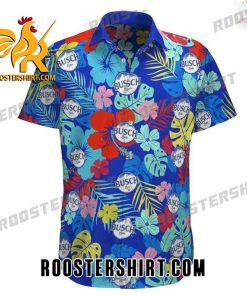 Quality Busch Latte Hibiscus Hawaiian Shirt