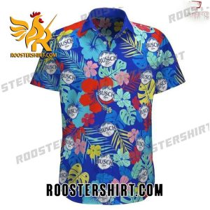 Quality Busch Latte Hibiscus Hawaiian Shirt