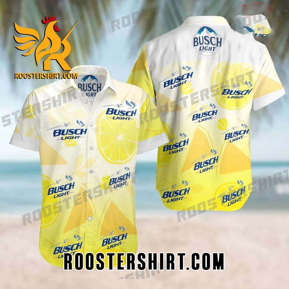 Quality Busch Light All Over Print 3D Summer Short Sleeve Hawaiian Beach Shirt