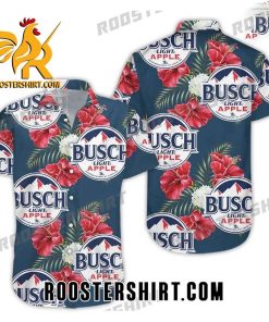 Quality Busch Light Apple Hawaiian Aloha Man Shirt Hawaiian Shorts Beach Short Sleeve