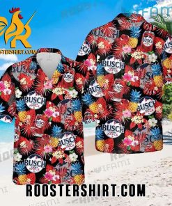 Quality Busch Light Apple Hawaiian Shirt Pineapple Hibiscus For Beer Fans