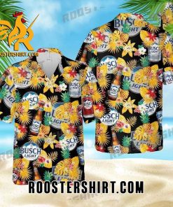 Quality Busch Light Apple Yellow Pineapple Hawaiian Shirt Busch Light Apple 2022 Shirt