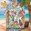 Quality Busch Light Hawaiian Shirt Colorful Tropical Plants For Beer Fans