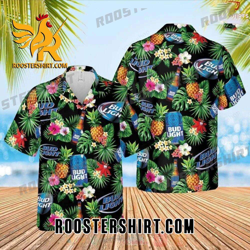 Quality Busch Light Tropical Hawaiian Shirt Busch Beer Shirt
