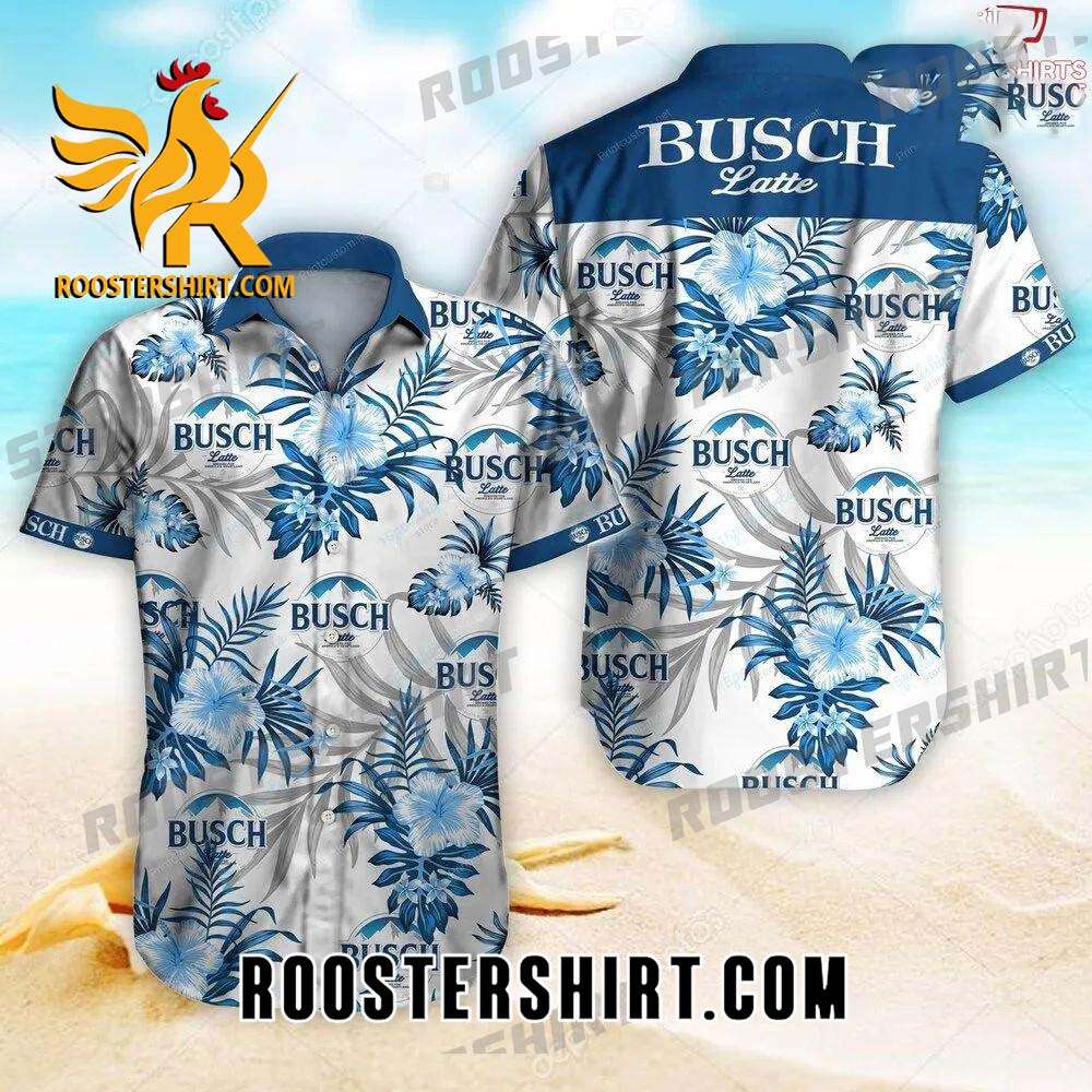Quality Busch Light Unisex Hawaiian Shirt Busch Light Tropical Shirt
