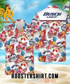 Quality Busch Light White Hawaiian Shirt All Over Print