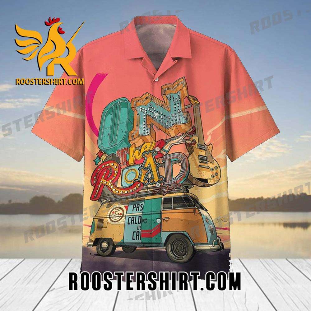 Quality Camping On The Road Hawaiian Shirt For Men And Women