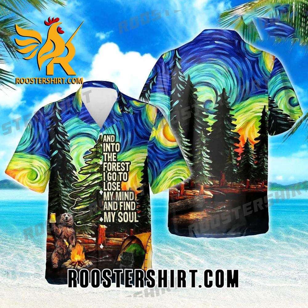 Quality Camping Starry Night Hawaiian Shirt