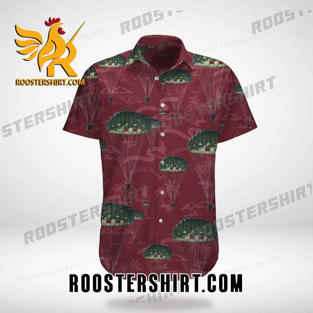 Quality Canadian Army Parachute Hawaiian Shirt Outfit