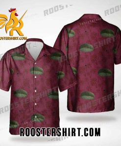Quality Canadian Army Parachute Parachutist Hawaiian Shirt Outfit