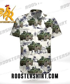 Quality Canadian Army Tapv Tactical Armoured Patrol Vehicle Button Up Hawaiian Shirt