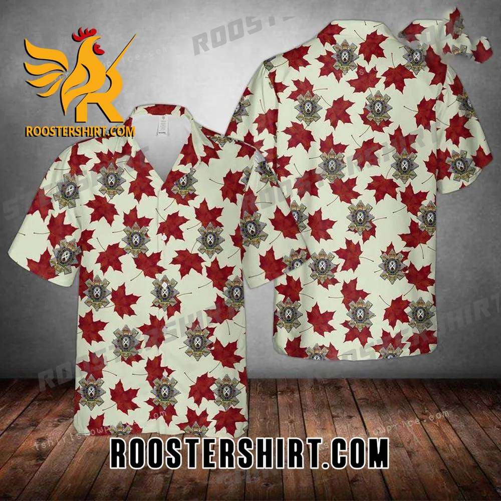 Quality Canadian Army The Black Watch royal Highland Regiment Of Canada Cheap Hawaiian Shirt