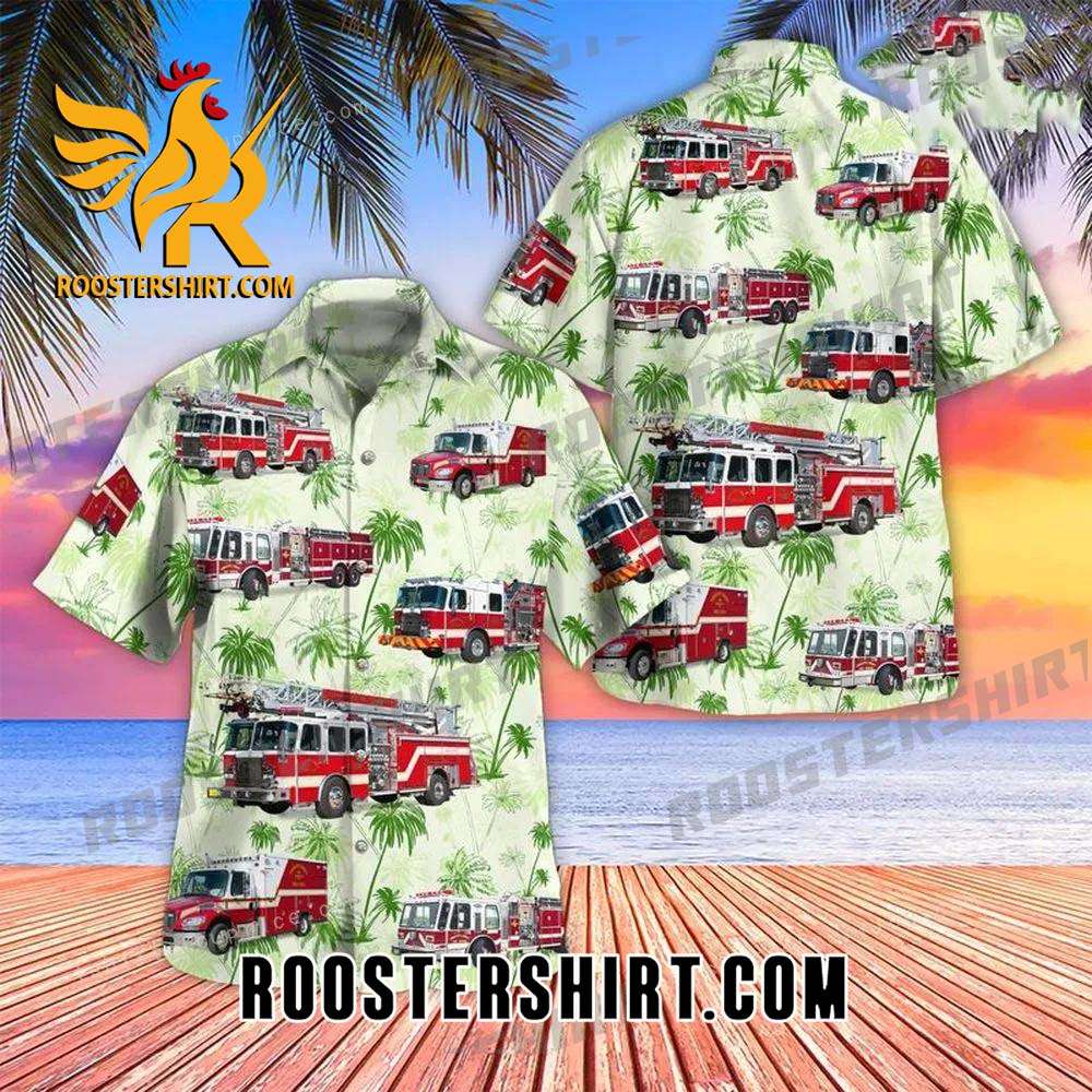 Quality Charlotte County, Florida, Charlotte County Fire Department Cheap Hawaiian Shirt
