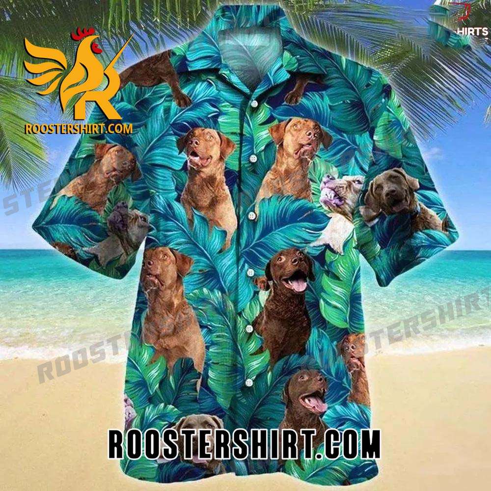 Quality Chesapeake Bay Retriever Dog Hawaiian Shirt
