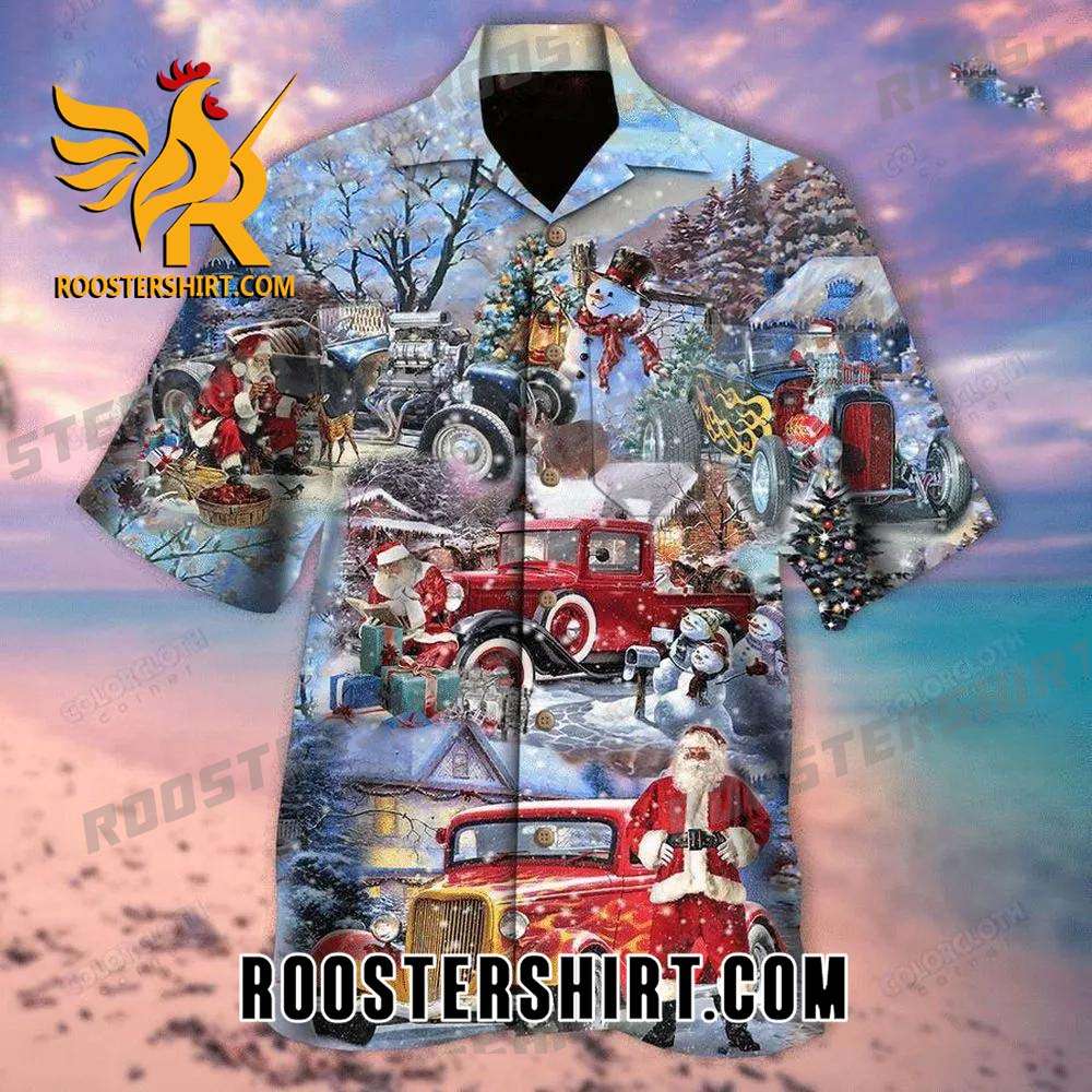 Quality Christmas Theme Santa Claus All Over Print 3D Hawaiian Shirt