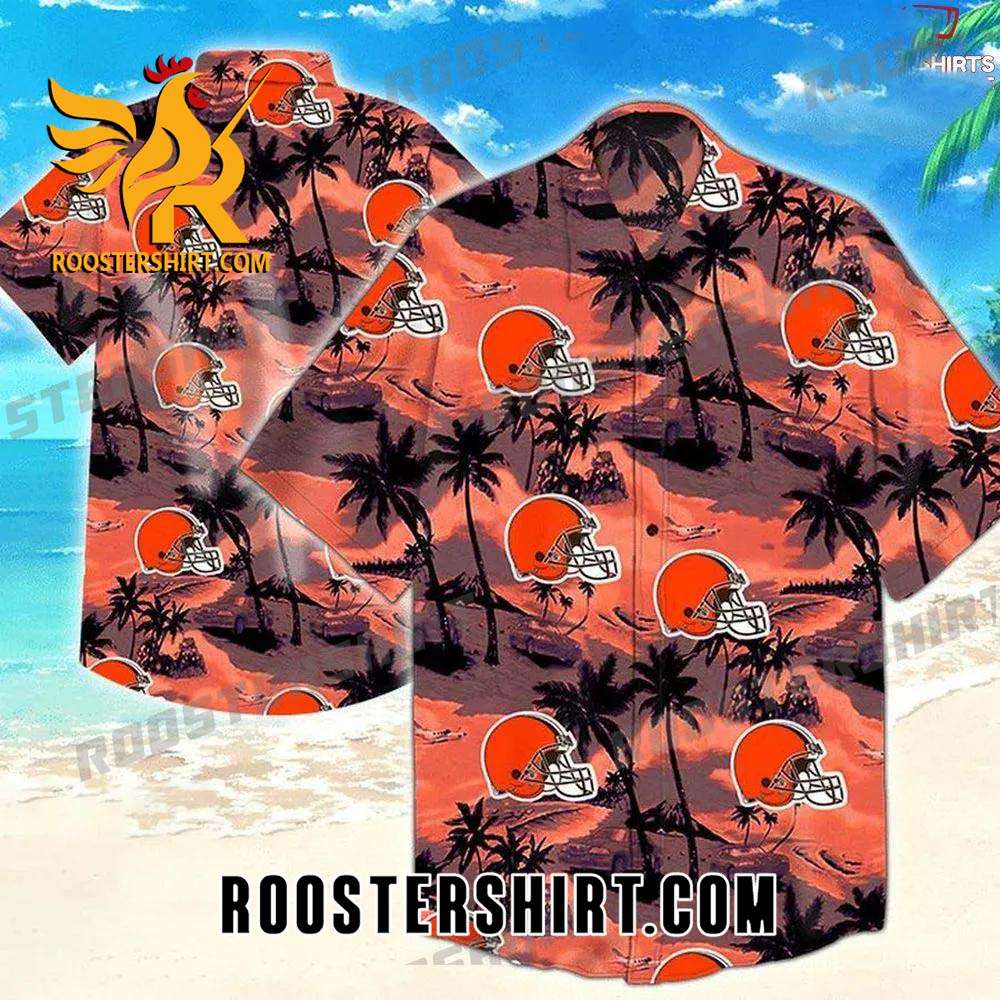 Quality Cleveland Browns Tommy Bahama Hawaiian Shirt
