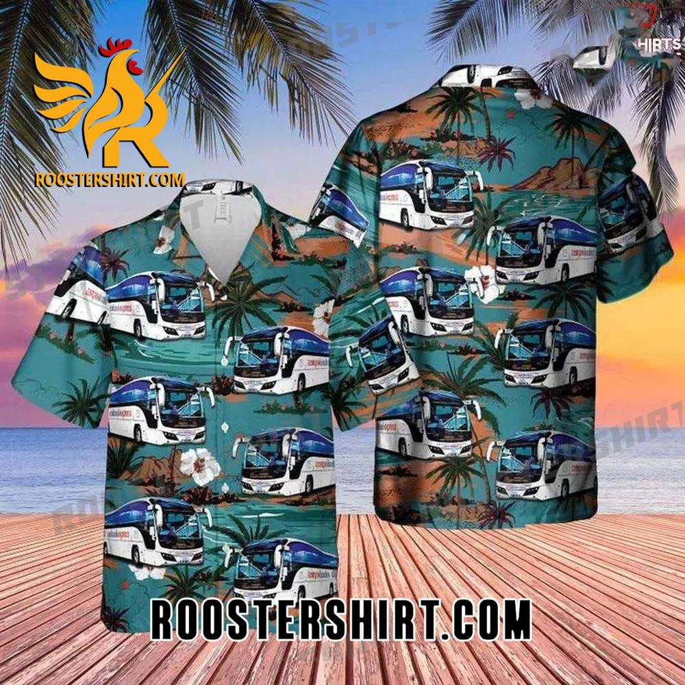 Quality Coach Drivers Tropical Hawaiian Shirt