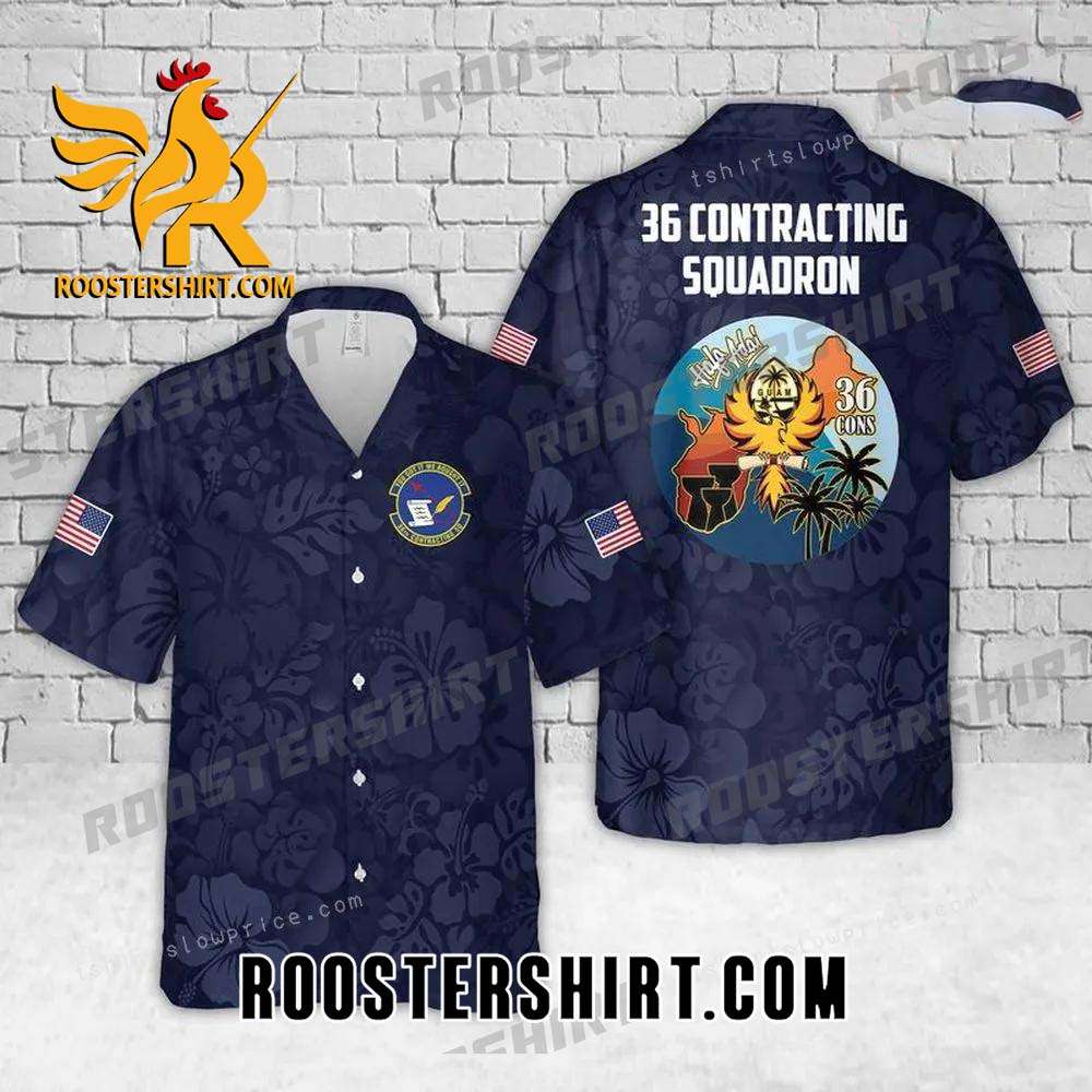 Quality Contracting Squadron 36 Hawaiian Shirt Man