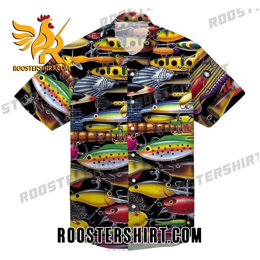 Quality Cool Bait fishing Hawaiian Shirt