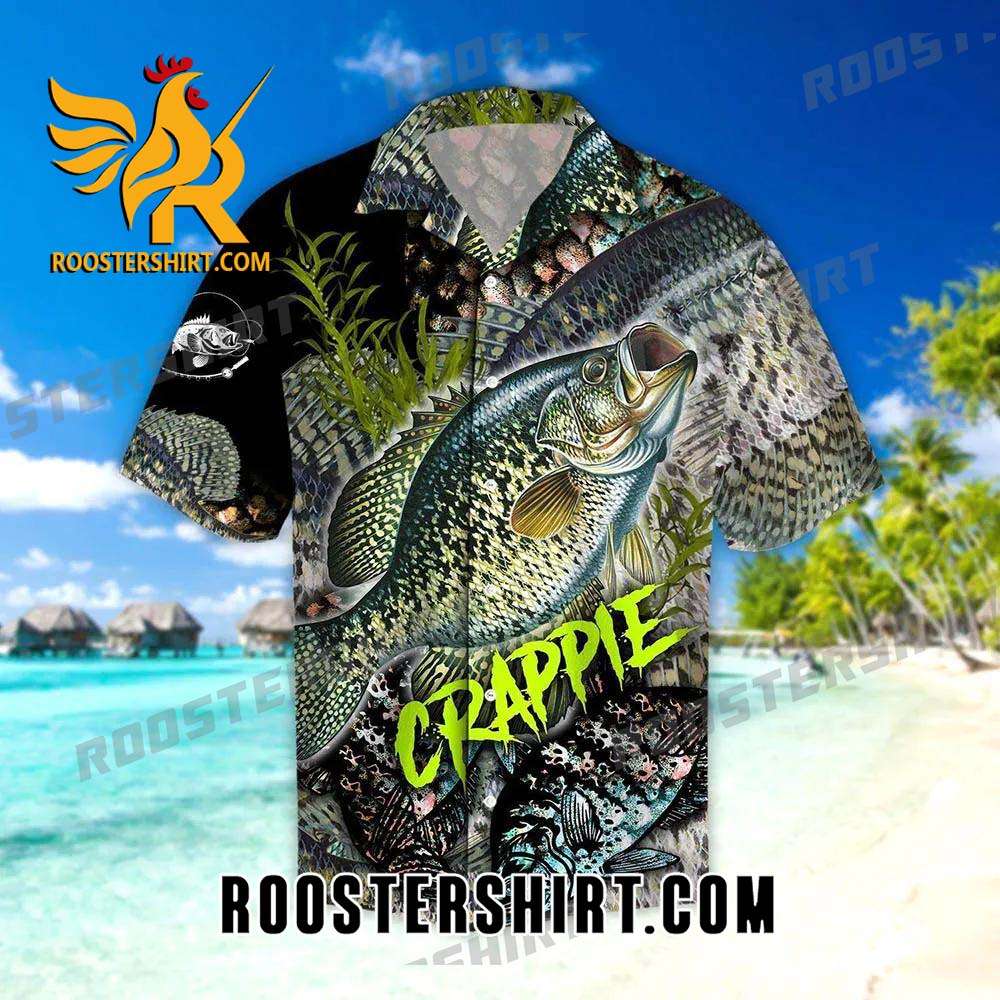 Quality Cool Crappie Fishing On Skin Hawaiian Shirt Funny Fishing Gifts