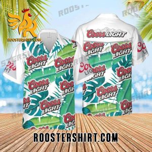 Quality Coors Light Beer Cheap Short Hawaiian Shirt