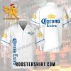 Quality Corona Extra Beer All Over Print 3D Aloha Summer Beach Hawaiian Shirt – White