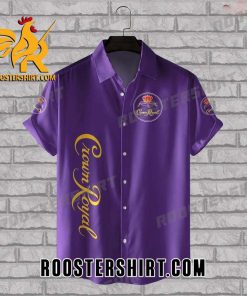 Quality Crown Royal All Over Print 3D Purple Hawaiian Shirt