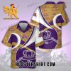 Quality Crown Royal Logo All Over Print 3D Aloha Summer Beach Hawaiian Shirt – Purple Yellow