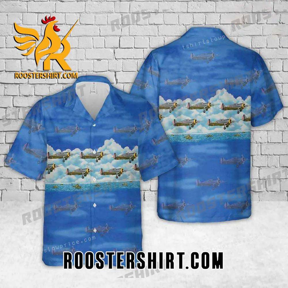 Quality Curtiss P-36 Hawk Aaf American Fighter Planes Of Ww2 Button Up Hawaiian Shirt