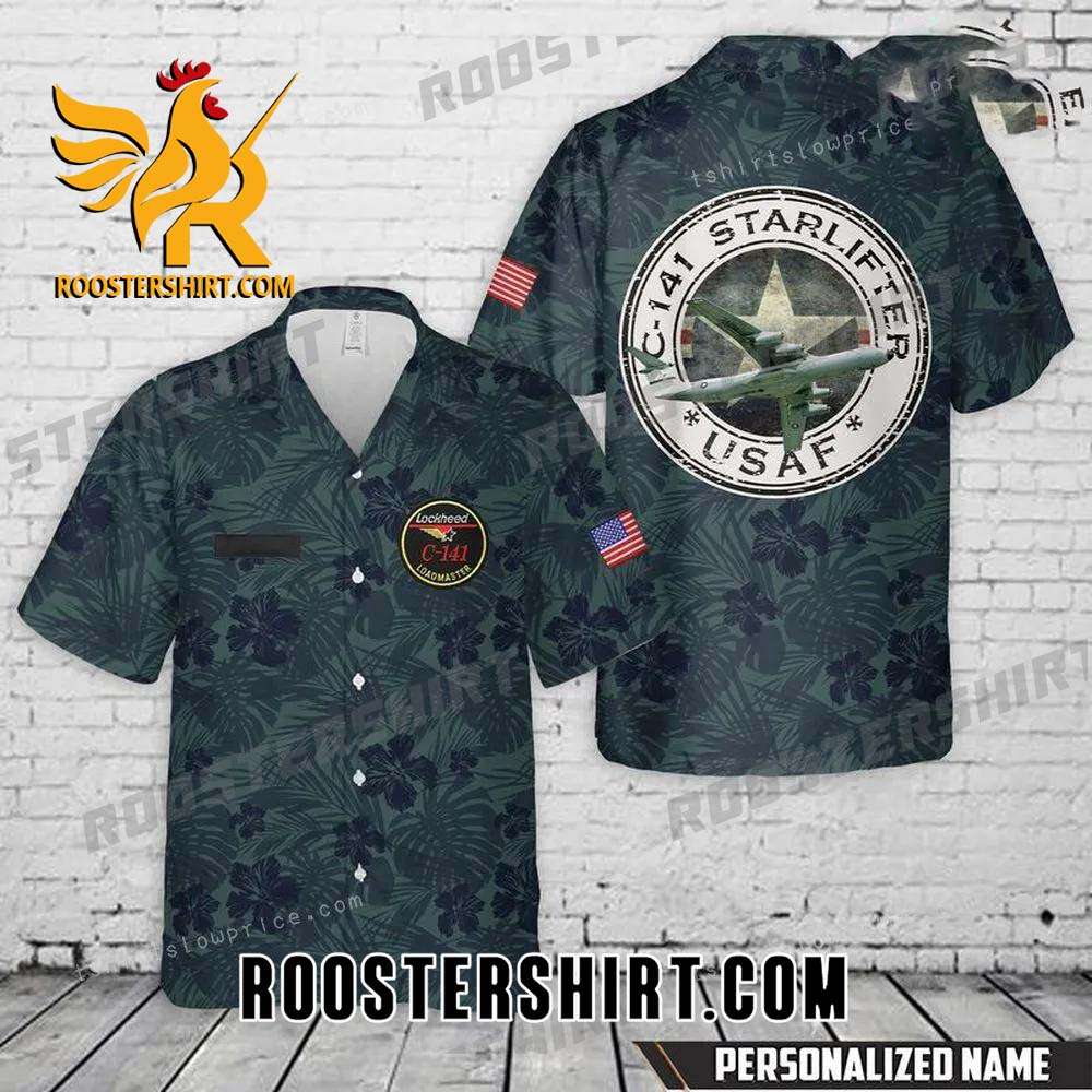 Quality Custom Name Us Air Force C-141 Loadmaster Hawaiian Shirt Cheap