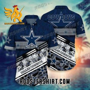 Quality Dallas Cowboys Nfl Hawaiian Shirt Graphic Tropical Pattern
