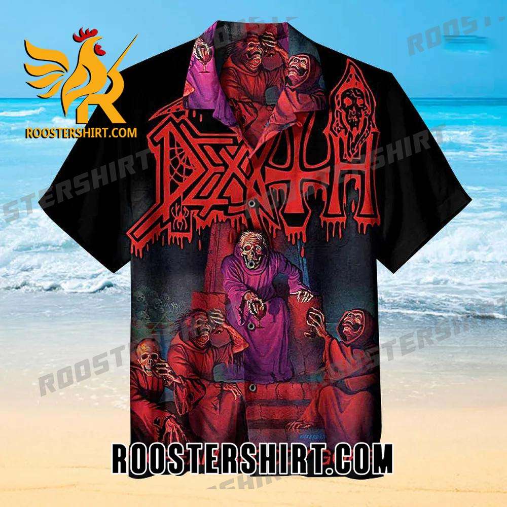 Quality Death Scream Bloody Gore Hawaiian Shirt