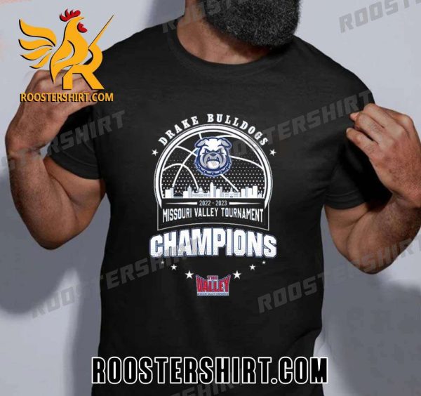 Quality Drake Bulldogs 2022 2023 missourI valley tournament champions Unisex T-Shirt