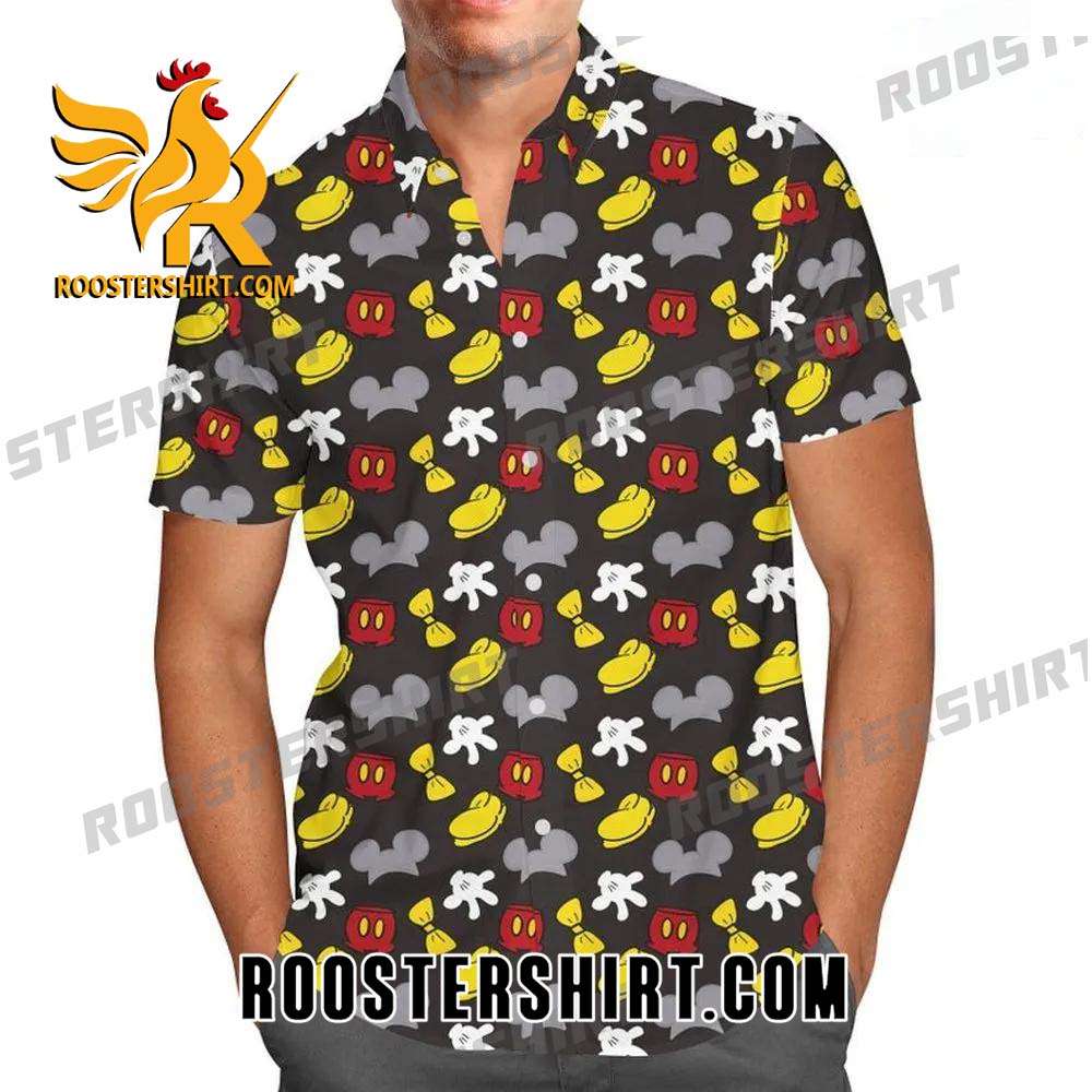 Quality Dress Like Mickey Mouse Disney Cartoon Graphics All Over Print 3D Hawaiian Shirt