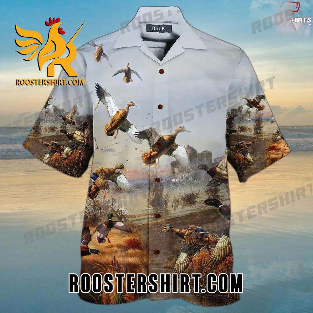 Quality Duck Hunting 3D Hawaiian Shirt