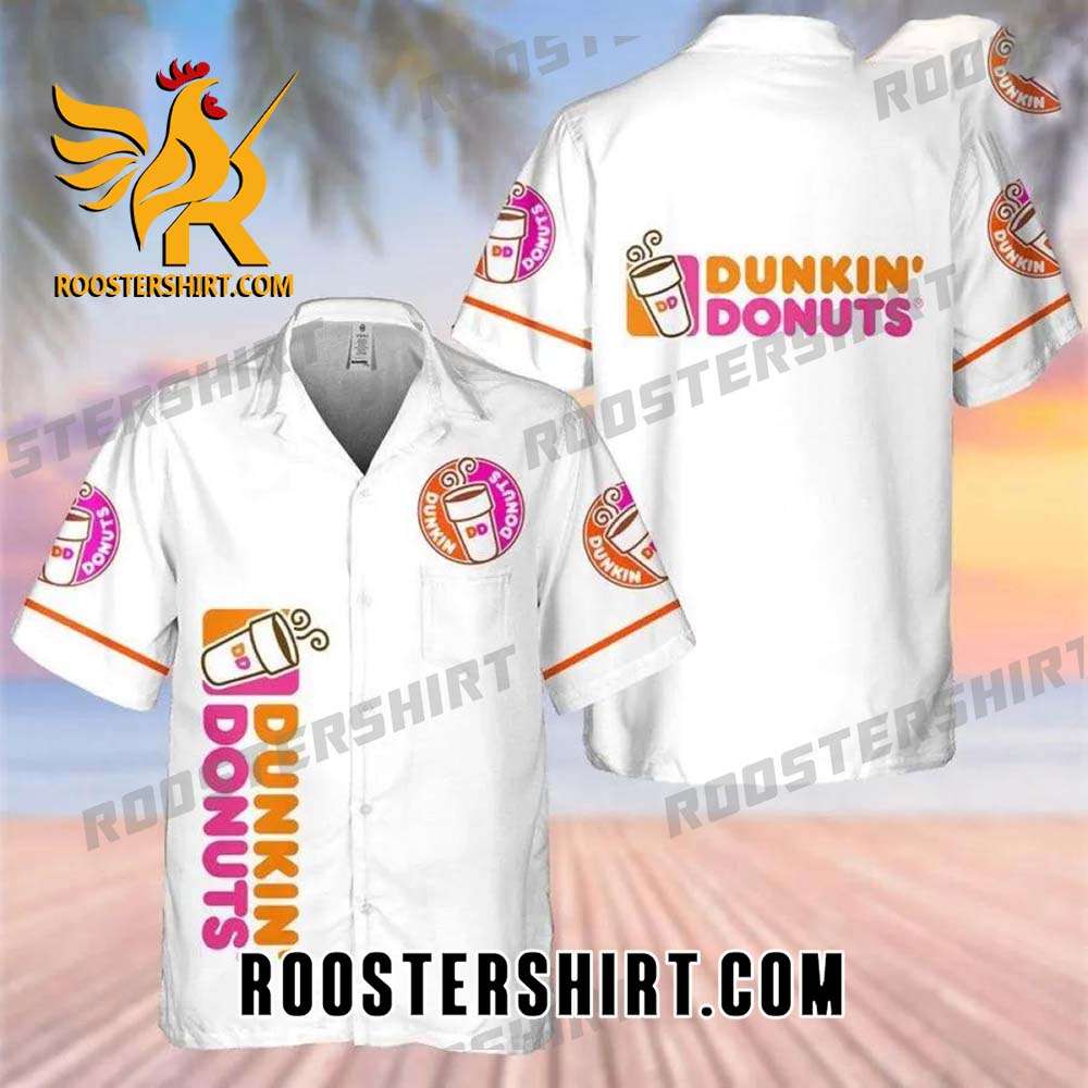 Quality Dunkin Donuts Coffee Pocket Hawaiian Shirt