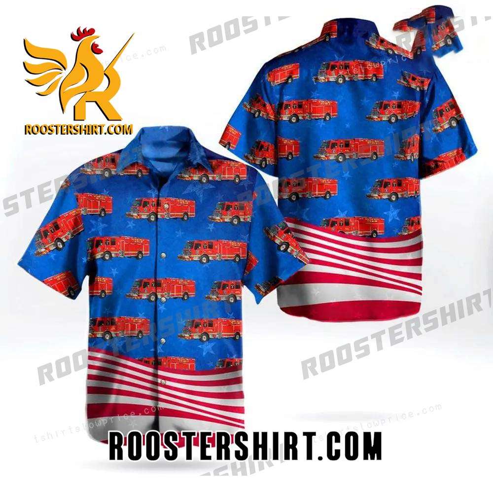 Quality Escambia County Fire Rescue, Florida Independence Day Hawaiian Shirt Outfit