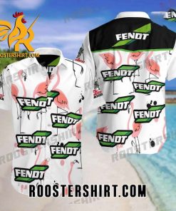 Quality Fendt Flamingo All Over Print Summer Short Sleeve Hawaiian Beach Shirt