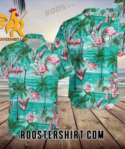 Quality Flamingo Beach Funny Hawaiian Shirt Outfit