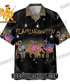 Quality Flamingo Halloween Hawaiian Shirt For Men Women